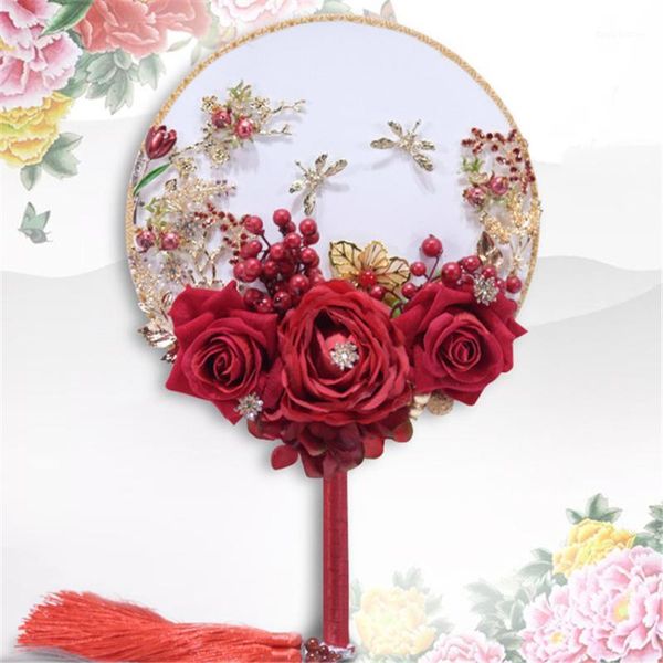 decorative flowers & wreaths 1pc artificial rose diamond fan groom bride holding flower wedding pography props bridesmaid decoration accesso
decorative flowers & wreaths 1pc artificial rose diamond fan groom bride holding flower wedding pography props bridesmaid decoration accesso