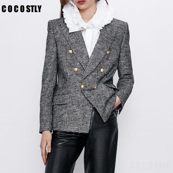 winter vintage plaid tweed blazers women gold button doulbe breasted suit jacket coat female outwear office lady blazer mujer1, White;black
winter vintage plaid tweed blazers women gold button doulbe breasted suit jacket coat female outwear office lady blazer mujer1, White;black