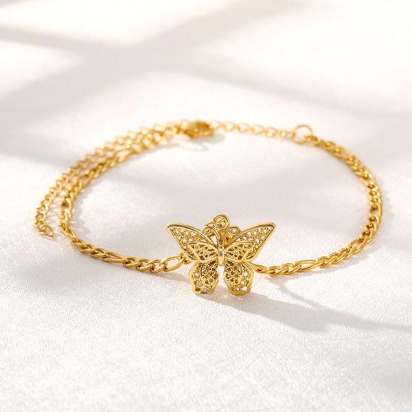 lexie diary 2021 new fashion creative genuine gold-plated stainless steel butterfly bracelet for women accessory jewelry, Golden;silver
lexie diary 2021 new fashion creative genuine gold-plated stainless steel butterfly bracelet for women accessory jewelry, Golden;silver