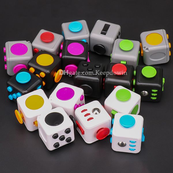 Fidget Cubes Fidget Toy Pack For Kids Adults Stress Relief Sensory Toy For Autism Special Needs Anxiety Stress Reliever