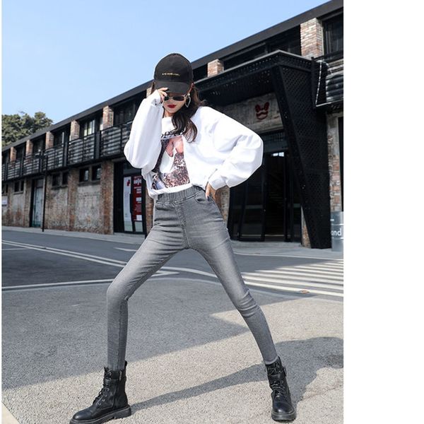 new spring and summer plus size 34 streetwear high waist skinny pencil jeans for women classical stretch ankle length mom jeans y1214, Blue
new spring and summer plus size 34 streetwear high waist skinny pencil jeans for women classical stretch ankle length mom jeans y1214, Blue