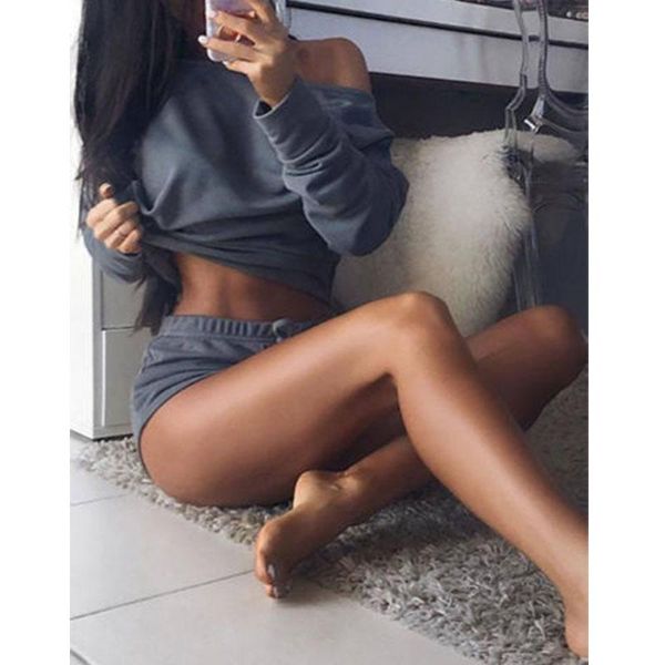 xizou summer 5 colors women sets cropped shorts set 2 pieces women tracksuit cotton blend t shirts shorts, Gray
xizou summer 5 colors women sets cropped shorts set 2 pieces women tracksuit cotton blend t shirts shorts, Gray