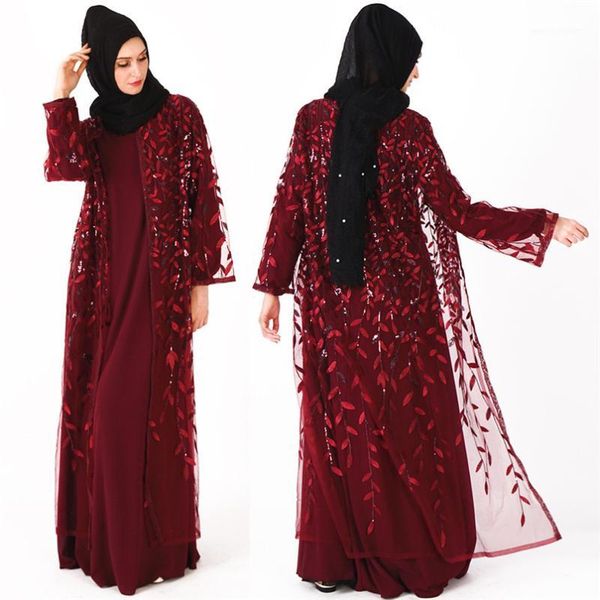 sequined long embroidered women's muslim abaya arabic robe kimono dubai kaftan ramadan beading lace cargigan1, Red
sequined long embroidered women's muslim abaya arabic robe kimono dubai kaftan ramadan beading lace cargigan1, Red
