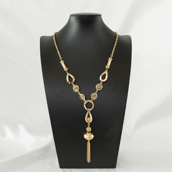 2020 new design chain for woman wedding party gift long gold color pendant elegant necklace bohemia, Silver
2020 new design chain for woman wedding party gift long gold color pendant elegant necklace bohemia, Silver