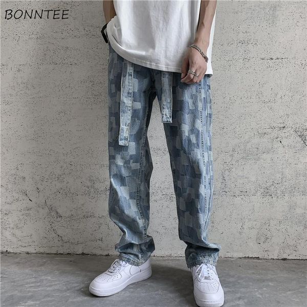 jeans men print solid loose drawstring hip hop streetwear chic harajuku ins plaid denim straight male casual ulzzang autumn, Blue
jeans men print solid loose drawstring hip hop streetwear chic harajuku ins plaid denim straight male casual ulzzang autumn, Blue
