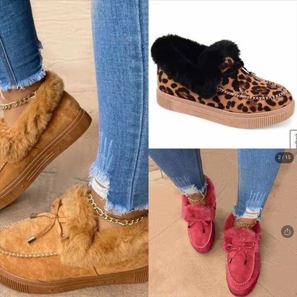 dm3xv mudibear leopard cross plush women's slippers autumn snow boots winter home flat non-slip plus velvet cotton mop footwears yarn, Black
dm3xv mudibear leopard cross plush women's slippers autumn snow boots winter home flat non-slip plus velvet cotton mop footwears yarn, Black