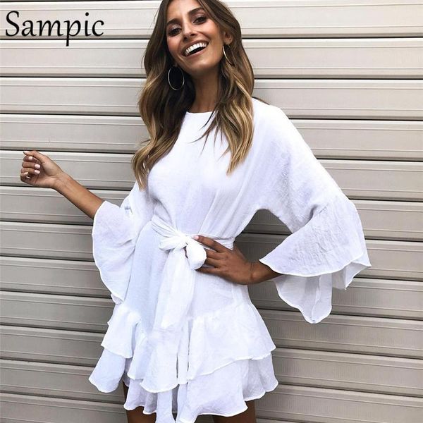 sampic woman causal beach solid white loose butterfly sleeve dress o-neck mini elegant ladies summer dress 20201, Black;gray
sampic woman causal beach solid white loose butterfly sleeve dress o-neck mini elegant ladies summer dress 20201, Black;gray