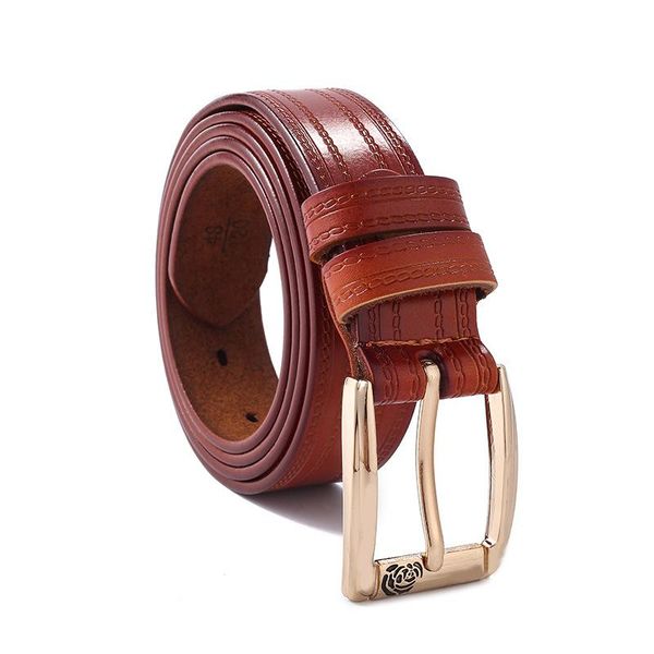 2020 Fashion Arrival Luxury Pin buckle cowhide Female Belt Designer Vintage Metal Embossing belts high quality women belt, Black;brown
2020 Fashion Arrival Luxury Pin buckle cowhide Female Belt Designer Vintage Metal Embossing belts high quality women belt, Black;brown