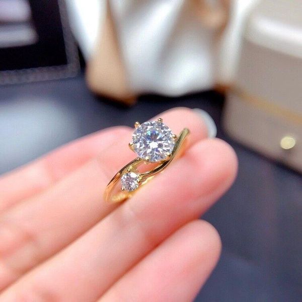 cluster rings meibapj 1 real moissanite diamond fashion ring d color vvs1 925 sterling silver fine wedding jewelry for women, Golden;silver
cluster rings meibapj 1 real moissanite diamond fashion ring d color vvs1 925 sterling silver fine wedding jewelry for women, Golden;silver