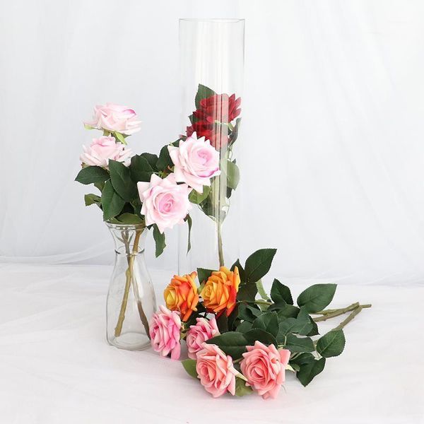 3pcs artificial 2 heads velvet silk rose wedding flower arrangement home decoration fake flowers valentine's day gifts 8 colours1
3pcs artificial 2 heads velvet silk rose wedding flower arrangement home decoration fake flowers valentine's day gifts 8 colours1