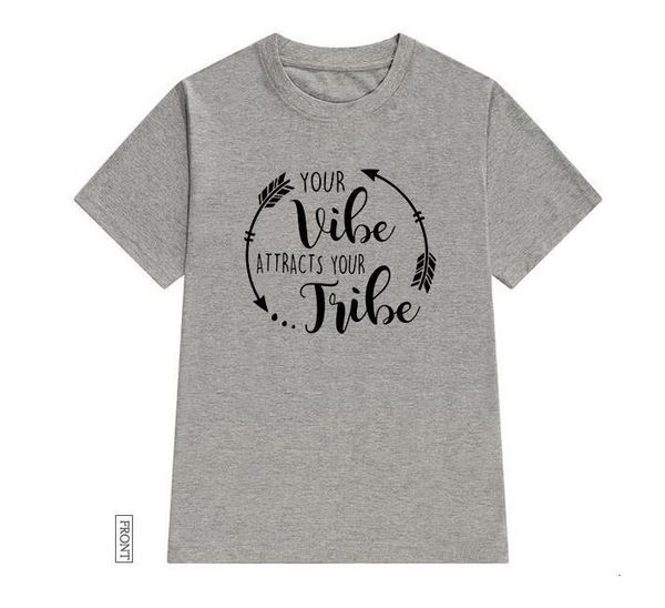 your vibe attracts your tribe women tshirt cotton casual funny t shirt lady yong girl tee 5 colors drop ship s-713, White
your vibe attracts your tribe women tshirt cotton casual funny t shirt lady yong girl tee 5 colors drop ship s-713, White