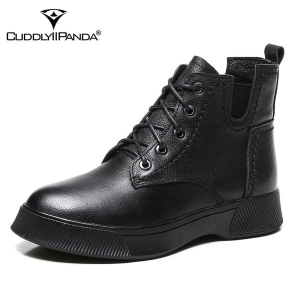 boots cuddlyiipanda women fashion ankle genuine leather spring autumn short winter warm retro fur botas mujer, Black
boots cuddlyiipanda women fashion ankle genuine leather spring autumn short winter warm retro fur botas mujer, Black