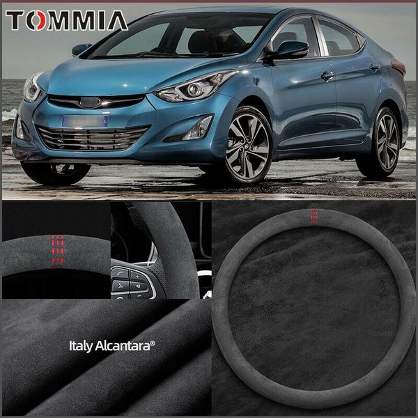 38cm non-slip black alcantara suede car steering wheel cover for hyundai elantra
38cm non-slip black alcantara suede car steering wheel cover for hyundai elantra