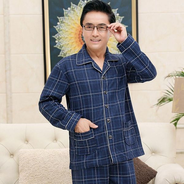 men's sleepwear cardigan men's pajamas set winter thin quilted pyjamas korean version of loose autumn home service men blue plaid, Black;brown
men's sleepwear cardigan men's pajamas set winter thin quilted pyjamas korean version of loose autumn home service men blue plaid, Black;brown