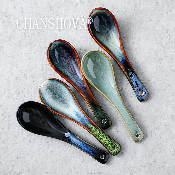 spoons chanshova ceramic kiln change random texture soup spoon suit tableware china porcelain asian g125
spoons chanshova ceramic kiln change random texture soup spoon suit tableware china porcelain asian g125