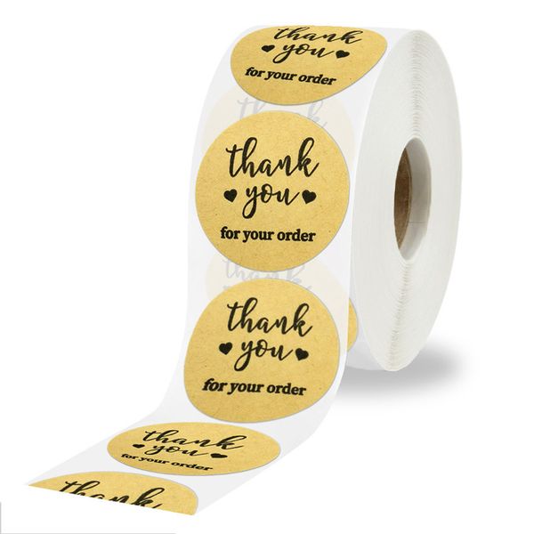 500pcs 1inch thank you for your order heart business adhesive stickers gift box decor baking seal label
500pcs 1inch thank you for your order heart business adhesive stickers gift box decor baking seal label