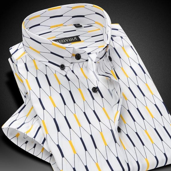 fashion cotton short sleeve men shirt print dress shirt casual slim fit brand male summer style camisa masculina chemise homme, White;black
fashion cotton short sleeve men shirt print dress shirt casual slim fit brand male summer style camisa masculina chemise homme, White;black