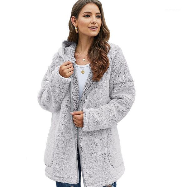 women fur coat autumn winter with fur trim hooded fahsion open stitch slim thick warm teddy jacket plus size teddy bear coat1, Black
women fur coat autumn winter with fur trim hooded fahsion open stitch slim thick warm teddy jacket plus size teddy bear coat1, Black