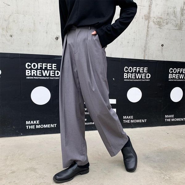 autumn new dress pants men's fashion solid color business casual trousers man streetwear wild loose straight suit pants m-xl1, White;black
autumn new dress pants men's fashion solid color business casual trousers man streetwear wild loose straight suit pants m-xl1, White;black