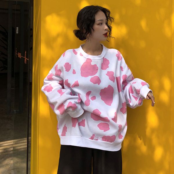 ladies fashion printed casual loose feminine sweatpants 2020 female femme sweatshirt long-neck, Black
ladies fashion printed casual loose feminine sweatpants 2020 female femme sweatshirt long-neck, Black