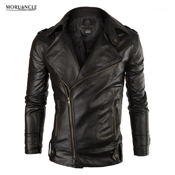 moruancle fashion men's pu leather jacket faux leather jacket coat for male solid slim fit turn collar size m-xxl1, Black;brown
moruancle fashion men's pu leather jacket faux leather jacket coat for male solid slim fit turn collar size m-xxl1, Black;brown