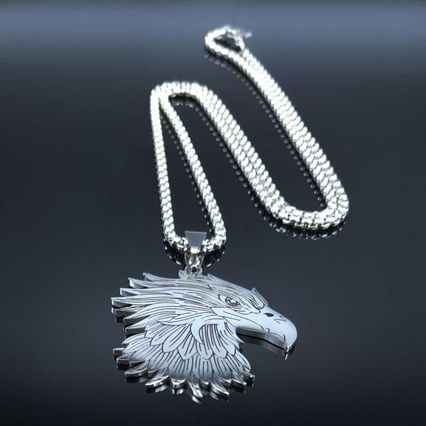 2020 new stainless steel jewish eagle necklace for men silver color necklaces jewelry collar acero inoxidable mujer n3216s03
2020 new stainless steel jewish eagle necklace for men silver color necklaces jewelry collar acero inoxidable mujer n3216s03