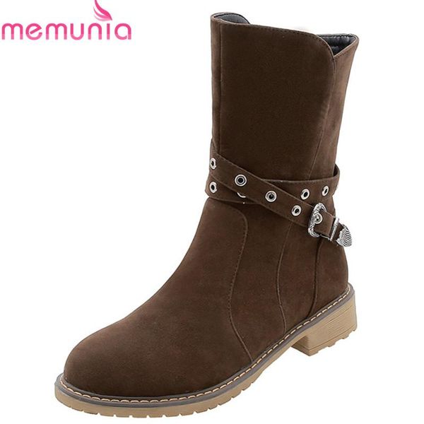 boots memunia 2021 fashion ankle women round toe flock zip concise autumn winter comfortable low heels shoes woman, Black
boots memunia 2021 fashion ankle women round toe flock zip concise autumn winter comfortable low heels shoes woman, Black