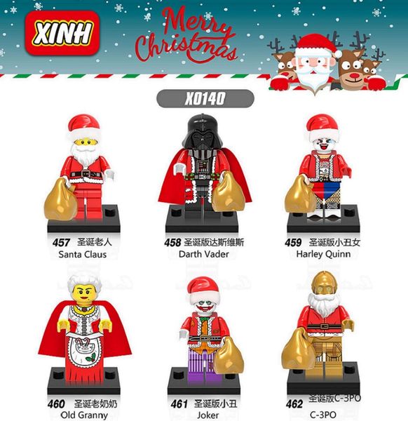 6 pcs christmas figures santa claus building blocks bricks for children educational diy toys xmas gift
6 pcs christmas figures santa claus building blocks bricks for children educational diy toys xmas gift