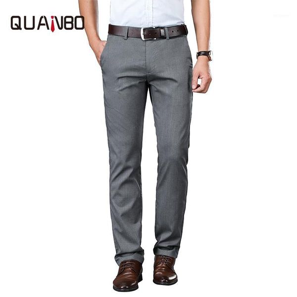 quanbo 2020 spring summer new thin men's casual pants men tencel business straight fashion trousers plus size 421, Black
quanbo 2020 spring summer new thin men's casual pants men tencel business straight fashion trousers plus size 421, Black