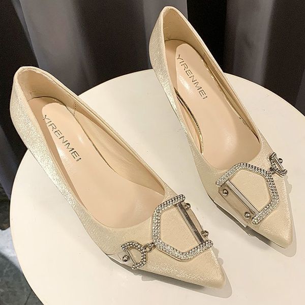 fashion ladies pumps 2020 autumn new ladies pointed elegant high heels shoes charm upper slip-on women office shoes, Black
fashion ladies pumps 2020 autumn new ladies pointed elegant high heels shoes charm upper slip-on women office shoes, Black