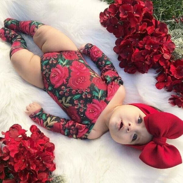 new infant baby girl flower bodysuit jumpsuit+socks+headband 3pcs outfits toddler newborn baby girl clothes sets y201009, White 
new infant baby girl flower bodysuit jumpsuit+socks+headband 3pcs outfits toddler newborn baby girl clothes sets y201009, White