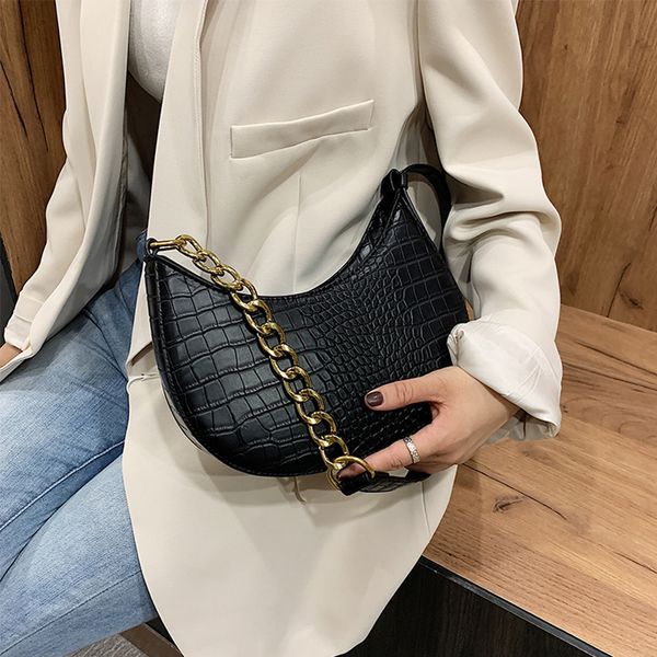 women crocodile pattern chain solid color soft pu leather shoulder bag women fashion alligator pattern designer bag c1223
women crocodile pattern chain solid color soft pu leather shoulder bag women fashion alligator pattern designer bag c1223