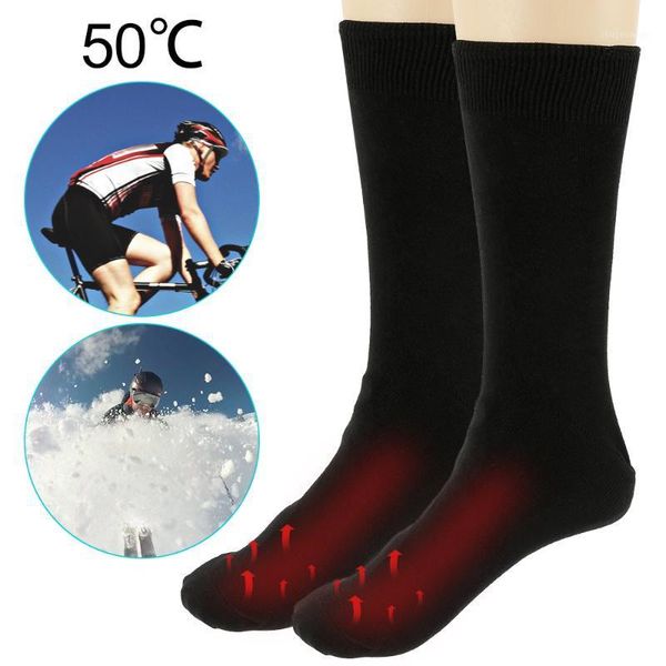 one pair electric heated socks for women men rechargeable battery winter outdoor skiing cycling warmer thermal sock1, Black
one pair electric heated socks for women men rechargeable battery winter outdoor skiing cycling warmer thermal sock1, Black