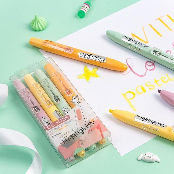 highlighters 4pcs morandi colors highlighter pen set chisel tip fluorescent color marker liner drawing stationery office school student f807, Black;red
highlighters 4pcs morandi colors highlighter pen set chisel tip fluorescent color marker liner drawing stationery office school student f807, Black;red