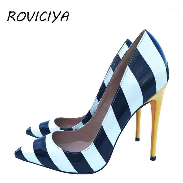 women pumps white black yellow strip woman high heel 12 cm stilettos party brand designer shoes pointed toe qp056 roviciya1
women pumps white black yellow strip woman high heel 12 cm stilettos party brand designer shoes pointed toe qp056 roviciya1