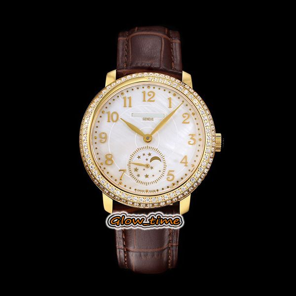 pff version 41mm moon phase white dial eta a2824 automatic 4968r-001 mens watch yellow gold diamond case leather strap designer watches, Slivery;brown
pff version 41mm moon phase white dial eta a2824 automatic 4968r-001 mens watch yellow gold diamond case leather strap designer watches, Slivery;brown