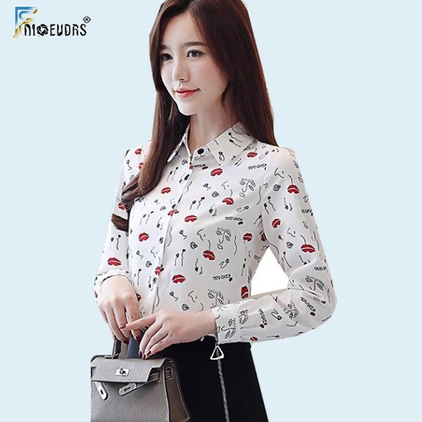 women's blouses & shirts chiffon 2021 design women long sleeve office lady floral print white button shirt blusas femininas de ver1
women's blouses & shirts chiffon 2021 design women long sleeve office lady floral print white button shirt blusas femininas de ver1
