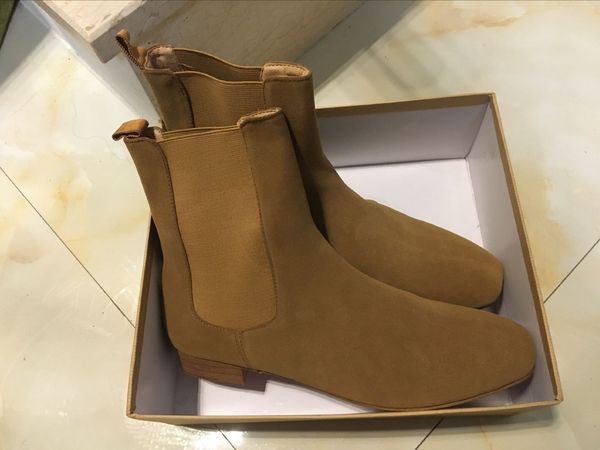 fashion mens shoes red bottom boots for men shoes ankle boots suede leather elegant men's low heels booties casual shoe with boxes, Black
fashion mens shoes red bottom boots for men shoes ankle boots suede leather elegant men's low heels booties casual shoe with boxes, Black