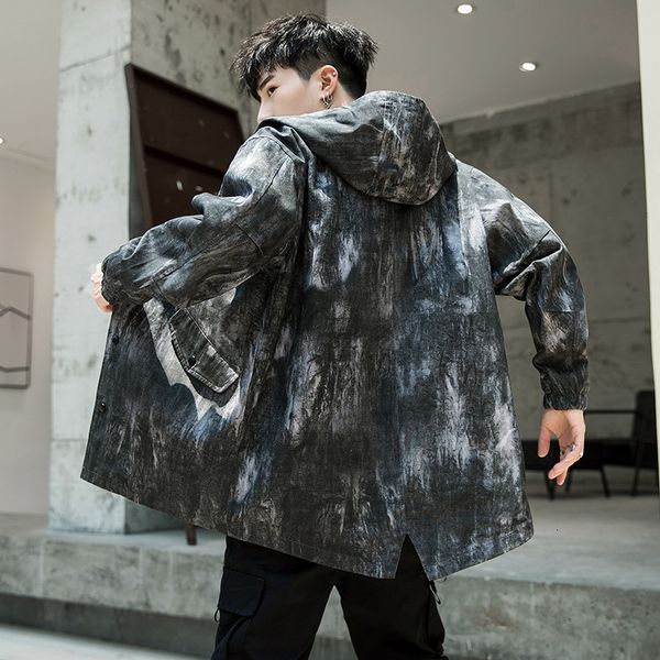 19 year new autumn clothes loose hooded windbreaker tie dye embroidery fashion korean men's handsome coat, Tan;black
19 year new autumn clothes loose hooded windbreaker tie dye embroidery fashion korean men's handsome coat, Tan;black