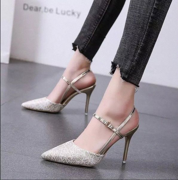 Summer Women Sandals Super High Heels Wedding Shoes Slingbacks Pumps Woman Dress Shoes Silver Bridal Zapatos Mujer #o10J, Black
Summer Women Sandals Super High Heels Wedding Shoes Slingbacks Pumps Woman Dress Shoes Silver Bridal Zapatos Mujer #o10J, Black