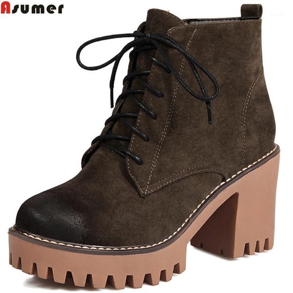 boots asumer 2021 fashion arrive women round toe ladies shoes square heel zipper flock ankle platform cross tied1, Black
boots asumer 2021 fashion arrive women round toe ladies shoes square heel zipper flock ankle platform cross tied1, Black