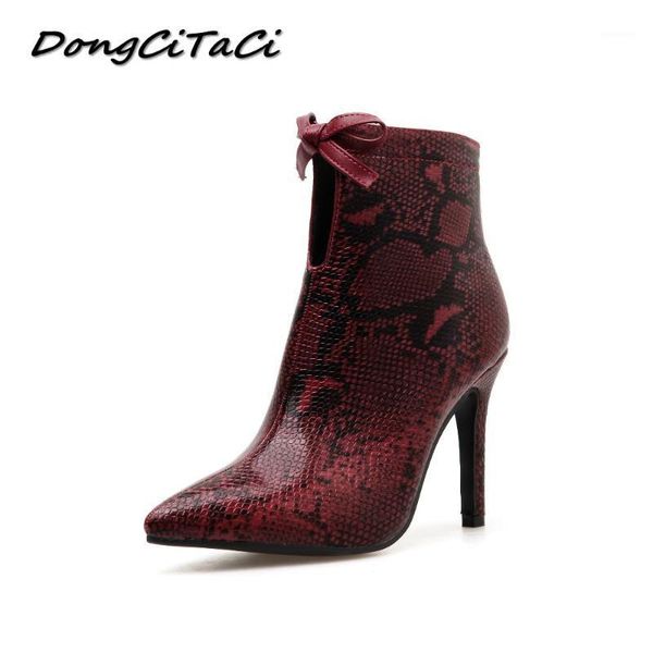 dongcitaci autumn winter high heels ankle boots women shoes woman party bowtie zipper snake print botas pumps stilettos1, Black
dongcitaci autumn winter high heels ankle boots women shoes woman party bowtie zipper snake print botas pumps stilettos1, Black