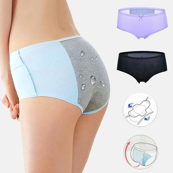 women period safety panties leak-proof underwear waterproof bamboo fiber briefs physiological menstrual women's warm panties, Black;pink
women period safety panties leak-proof underwear waterproof bamboo fiber briefs physiological menstrual women's warm panties, Black;pink