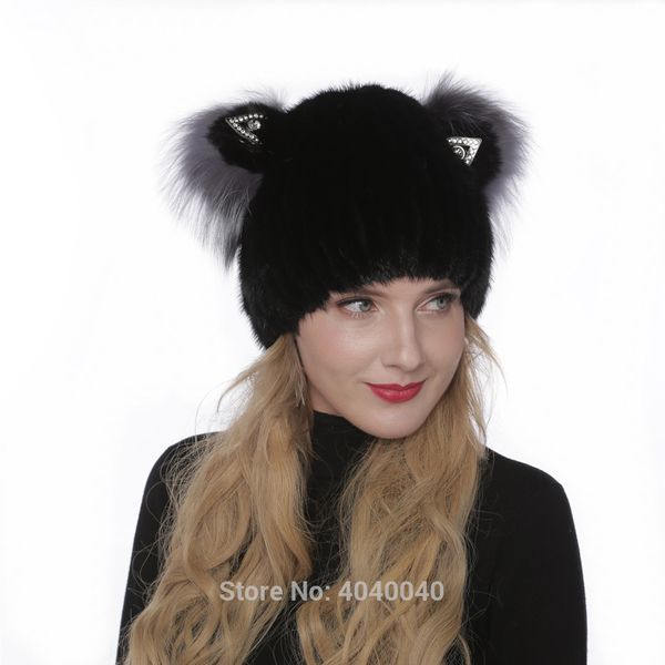 i value mink hat with malay ears winter natural skins russian bomber miss of mirror women's vintage cap hats, Blue;gray
i value mink hat with malay ears winter natural skins russian bomber miss of mirror women's vintage cap hats, Blue;gray