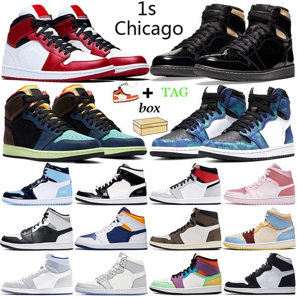 2021 jumpman 1s 1 men basketball shoes outdoor women trainers black gold tie dye chicago digital pink mens womens sport sneakers with box
2021 jumpman 1s 1 men basketball shoes outdoor women trainers black gold tie dye chicago digital pink mens womens sport sneakers with box