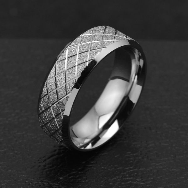 double bevel bach flower sand ring stainless steel individuality ring silver pattern jewelry, Golden;silver
double bevel bach flower sand ring stainless steel individuality ring silver pattern jewelry, Golden;silver