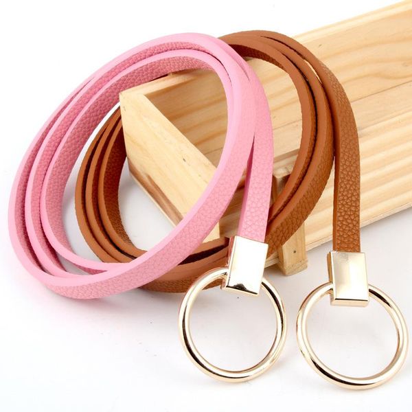 belts woman small fashion wild belt waist sweater chain decorative round buckle dress thin knotted ring, Black;brown
belts woman small fashion wild belt waist sweater chain decorative round buckle dress thin knotted ring, Black;brown