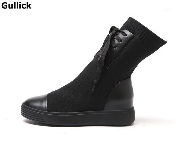 boots gullick winter elastic knitted short lace up height increasing heel platform wool ankle for women casual shoes1, Black
boots gullick winter elastic knitted short lace up height increasing heel platform wool ankle for women casual shoes1, Black