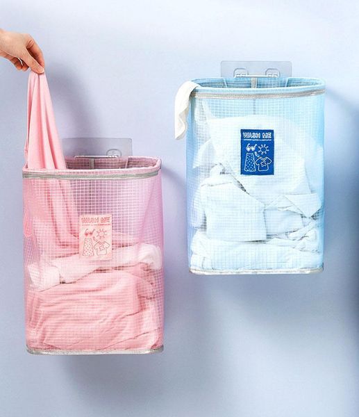 1pc laundry basket foldable wall-mounted underwear socks dirty clothes storage mesh bag children toy storage bucket home gadgets1
1pc laundry basket foldable wall-mounted underwear socks dirty clothes storage mesh bag children toy storage bucket home gadgets1