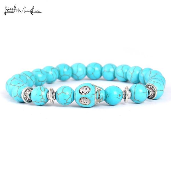 charm bracelets little minglittle 8mm lave stone men bracelet natural skull beads & bangles buddha yoga for women, Golden;silver
charm bracelets little minglittle 8mm lave stone men bracelet natural skull beads & bangles buddha yoga for women, Golden;silver